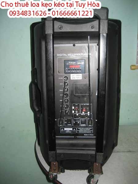 Cho thuê loa kẹo kéo giá rẻ tại Tuy Hòa Phú Yên