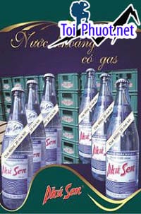 Sản phẩm nước khoáng từ Suối nước khoáng Phú Sen