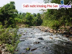 Suối nước khoáng Phú Sen, điểm du lịch nghĩ dưỡng ở Phú Yên