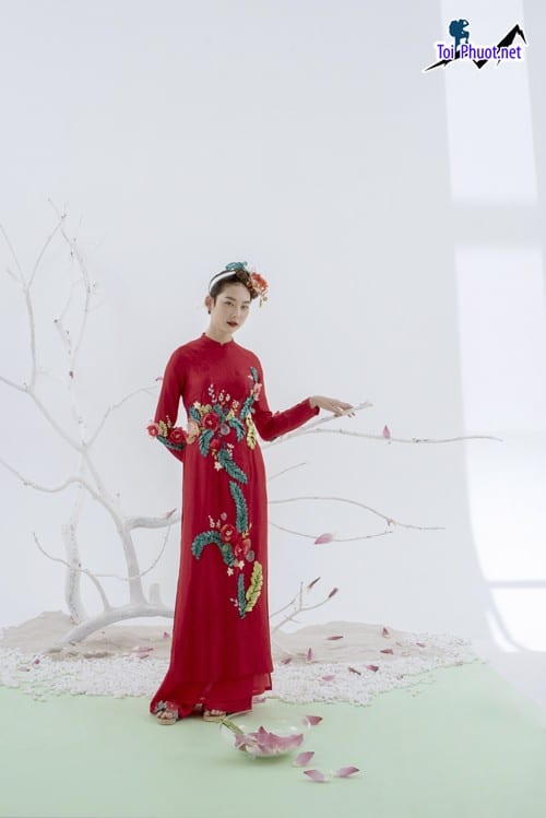 Áo Dài, Áo Cưới Đẹp Tuy Hoà Phú Yên Thêu Tay Truyền Thống Cho Uyên Ương