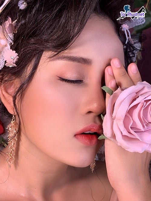 Makeup 'sương sương' cho cô dâu, Áo Cưới Đẹp Tuy Hoà Phú Yên giữa hè nóng nực