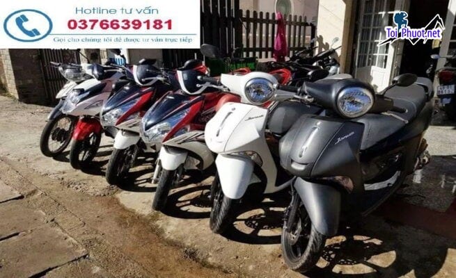 Cho thuê xe máy Điện Biên Phủ du lịch giá rẻ giao tận nơi
