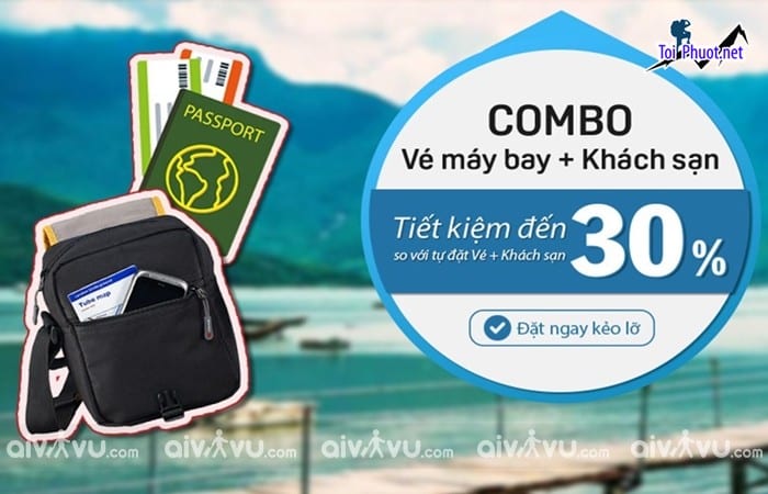 Dịch vụ đặt combo vé máy bay và khách sạn tận hưởng chuyến đi vui vẻ