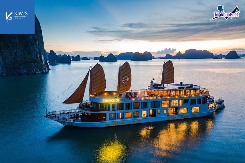 Dịch vụ lưu trú trên thuyền du lịch thể hiện đẳng cấp sang trọng