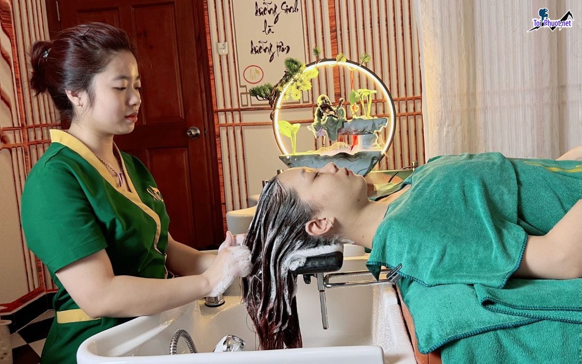 Dịch vụ spa chăm sóc tóc và da đầu giúp cho tóc của bạn khỏe mạnh và óng mượt hơn