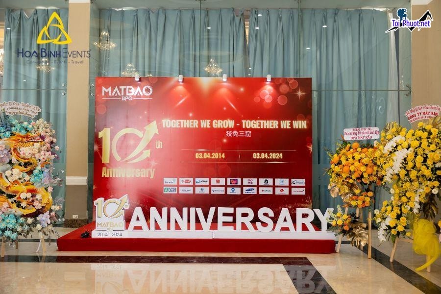 Dịch vụ tổ chức kỷ niệm thành lập công ty chuyên nghiệp trọn gói