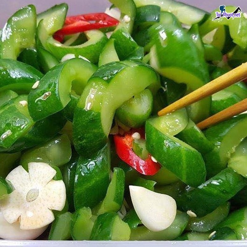 Dưa gang miền Tây đặc sản miền tây nhất định các bạn khi đến đây phải thử