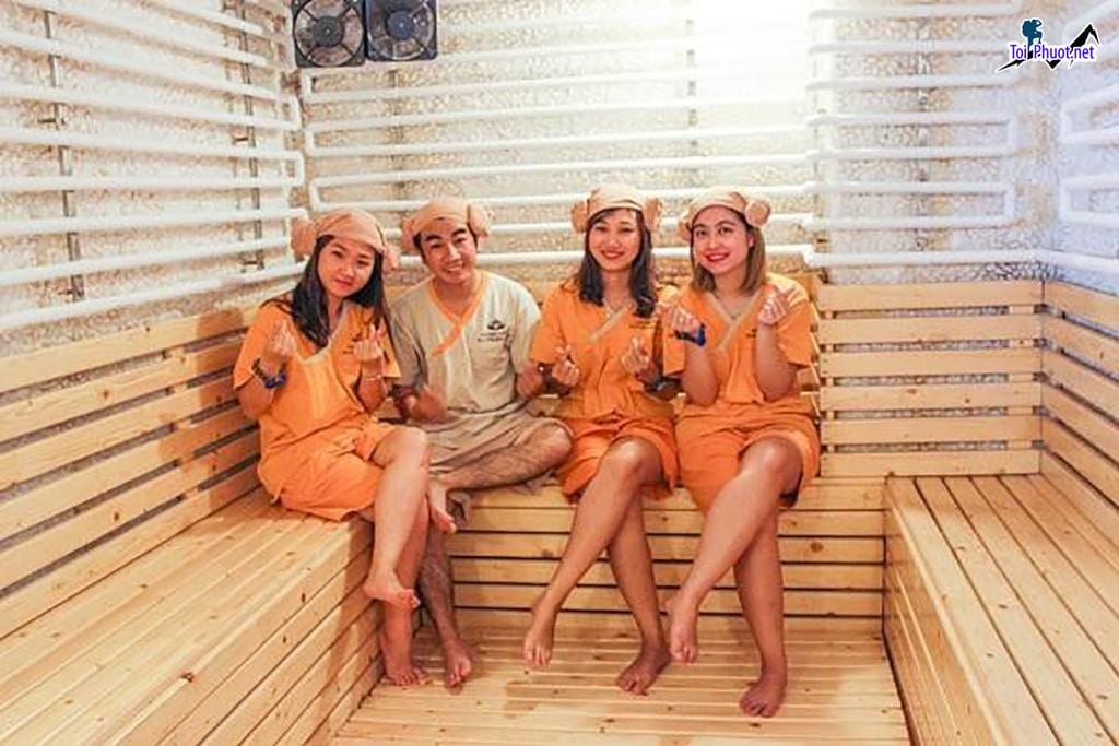Lợi ích Dịch vụ xông hơi lạnh kết hợp thư giãn phòng tuyết lạnh đối với sức khỏe
