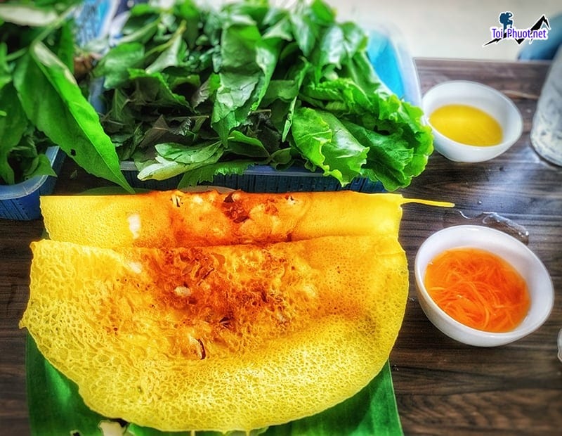 Thơm ngon khó cưỡng Bánh xèo miền Tây hương vị thơm ngon khó cưỡng