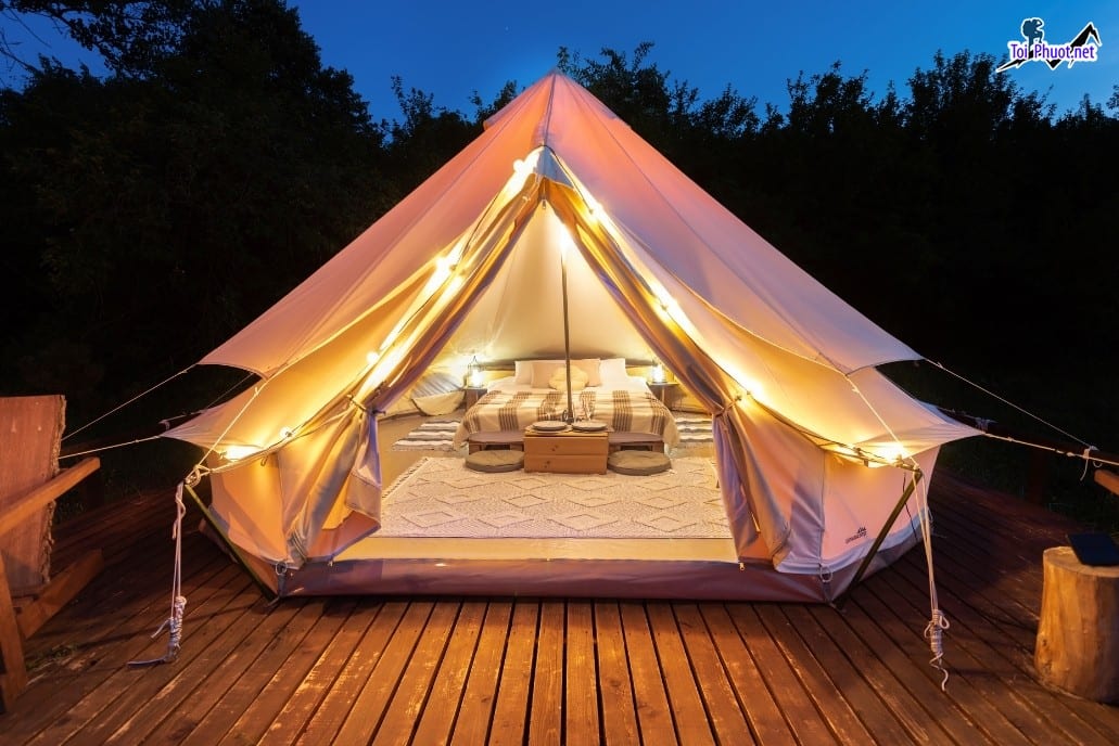 Trải nghiệm glamping tại Việt Nam trải nghiệm sự sang trọng giữa lòng thiên nhiên