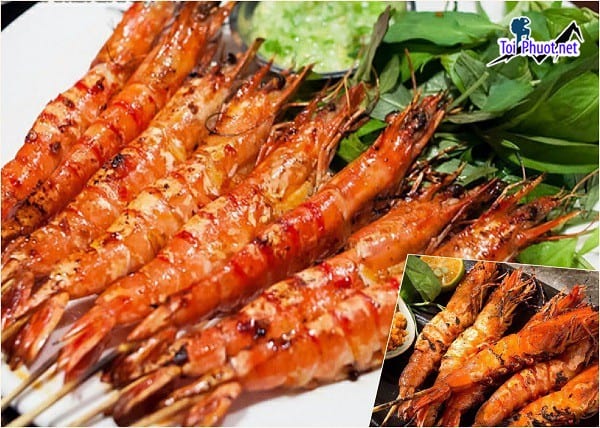 Tôm muối ớt nướng than Cung cấp mua bán Tôm nướng than giá rẻ tốt sỉ