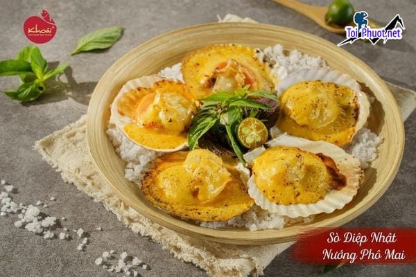 Dịch vụ Cung cấp mua bán Sò điệp nướng phô mai giá rẻ tốt sỉ cực ngon