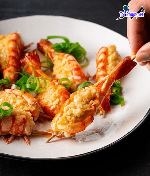 Tôm sú xiên que Cung cấp mua bán Tôm nướng giá rẻ tốt sỉ BBQ (1)