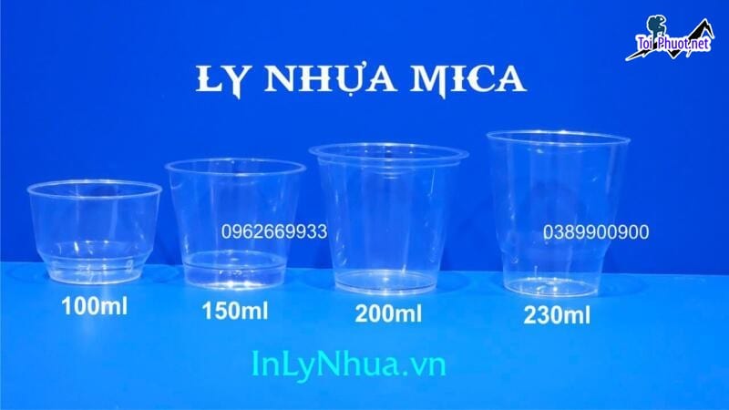 Top công ty sản xuất ly nhựa uy tín và chất lượng nhất ở Lào Cai nhựa mica