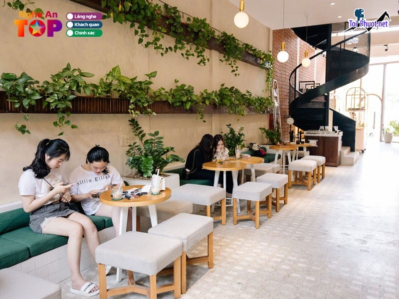 Top 10 Quán cafe đẹp nhất Nghệ An có không giang rộng rãi thoáng mát