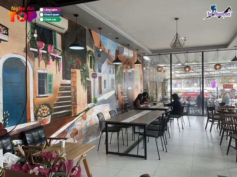 Top 10 Quán cafe đẹp nhất Nghệ An có không giang rộng rãi thoáng mát (7)