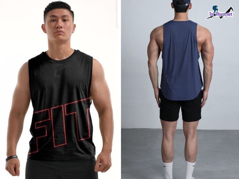 Áo thun vải thái lan nam nữ Tam Kỳ Quảng Nam bóng đá banh, thể thao ba lỗ (4)