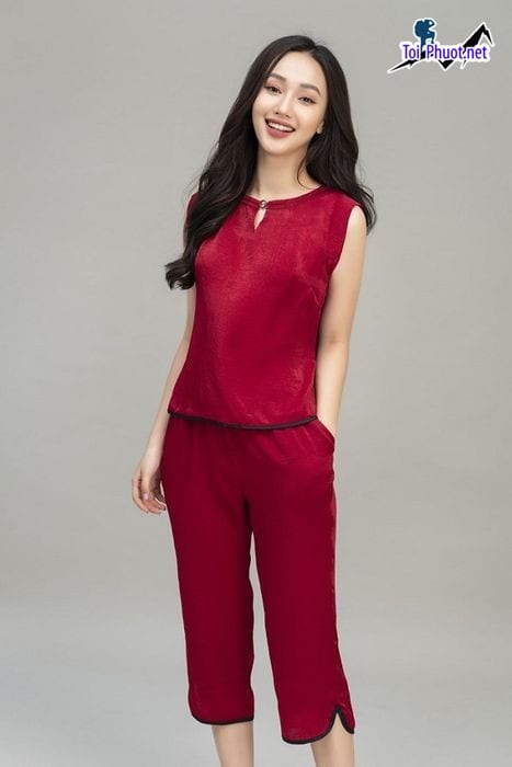 Đồ bộ thun cotton thái lan nam nữ Bắc Giang form rộng (4)