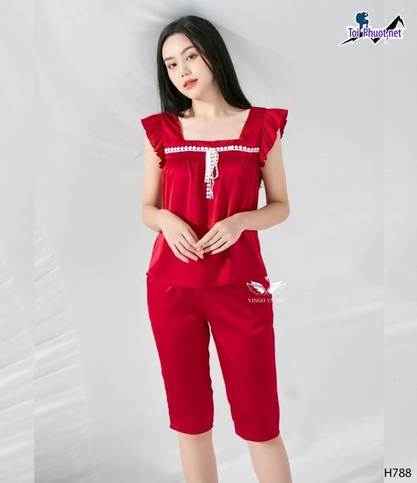 Đồ bộ thun cotton thái lan nam nữ Long Xuyên An Giang form rộng (1)