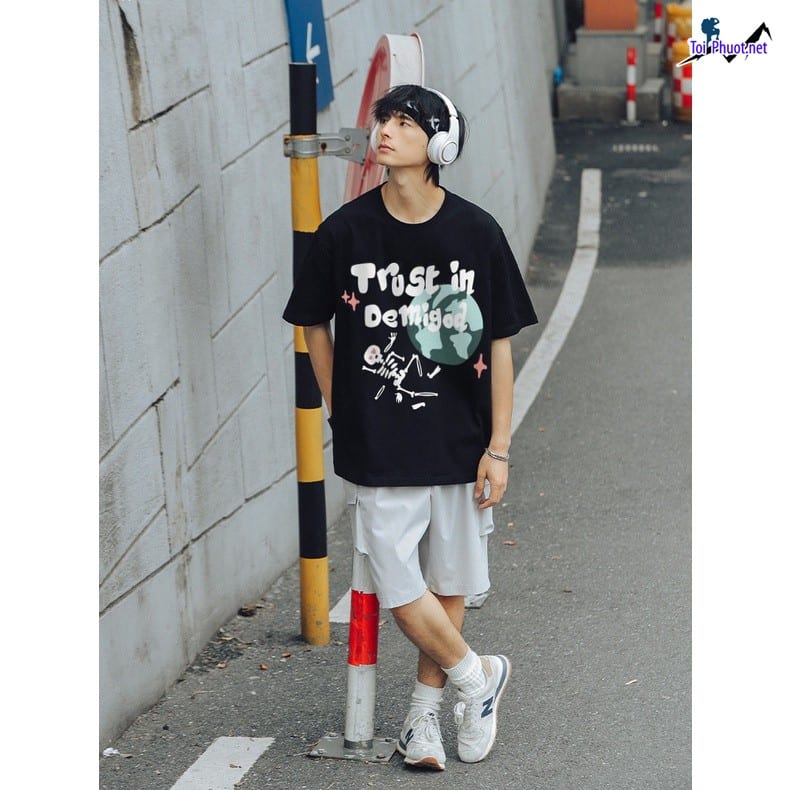 Đồ bộ thun cotton thái lan nam nữ Phan Rang Tháp Chàm Ninh Thuận form rộng (5)