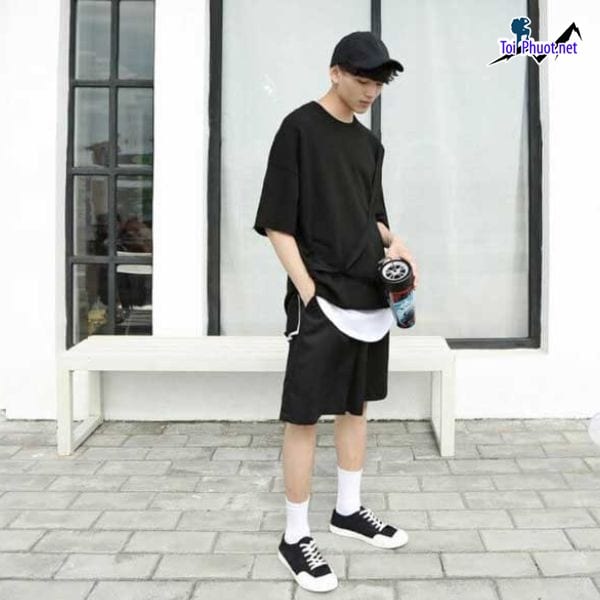 Đồ bộ thun cotton thái lan nam nữ Quy Nhơn Bình Định form rộng (2)
