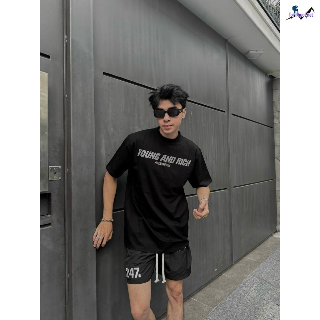 Đồ bộ thun cotton thái lan nam nữ Sơn La form rộng (3)