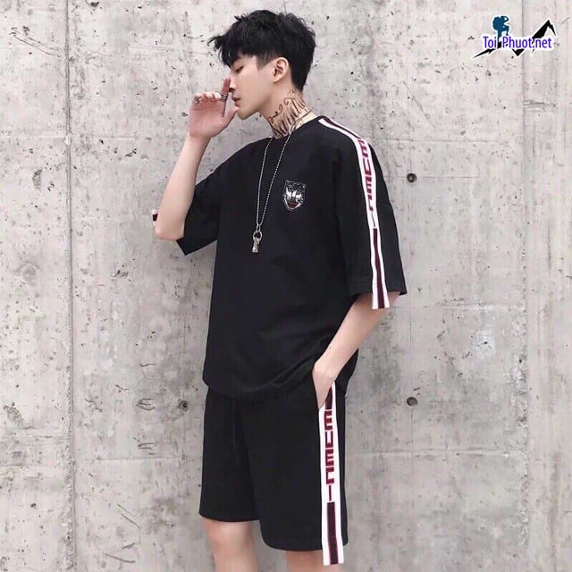 Đồ bộ thun cotton thái lan nam nữ Vị Thanh Hậu Giang form rộng (3)