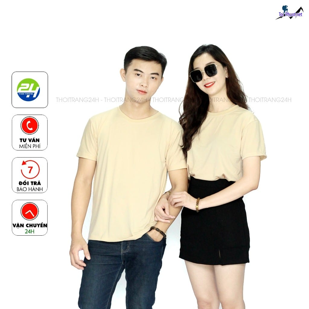 Shop áo thun nam nữ thái lan Mỹ Tho Tiền Giang hàng đẹp chất cotton (2)