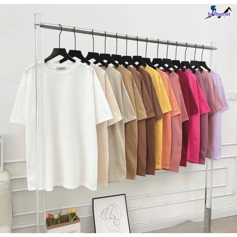 Shop áo thun nam nữ thái lan Thái Bình hàng đẹp chất cotton (2)