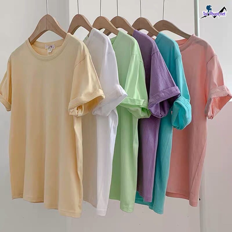 Shop áo thun nam nữ thái lan Thanh Hóa hàng đẹp chất cotton (2)