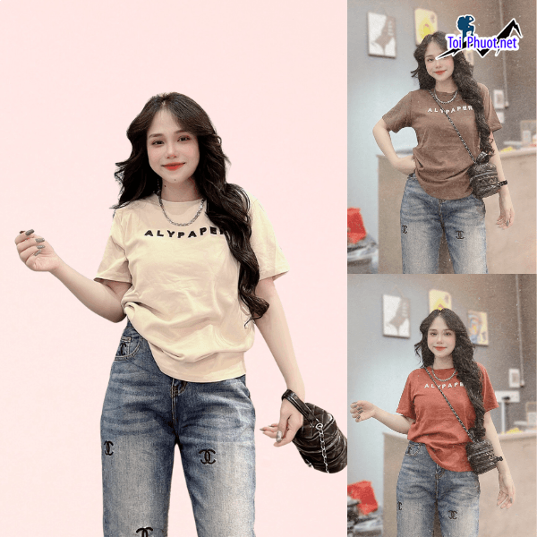 Shop áo thun nam nữ thái lan Thủ Dầu Một Bình Dương hàng đẹp chất cotton (2)