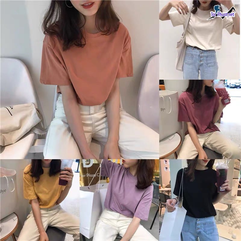 Shop áo thun nam nữ thái lan Thừa Thiên Huế hàng đẹp chất cotton (3)