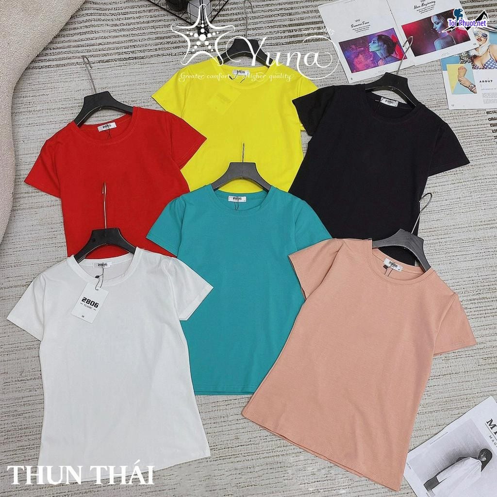 Shop áo thun nam nữ thái lan Yên Bái hàng đẹp chất cotton (2)