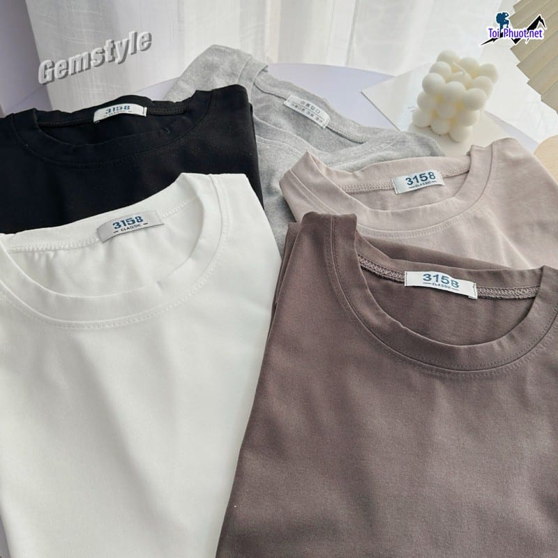 Shop áo thun nam nữ thái lan Yên Bái hàng đẹp chất cotton (4)