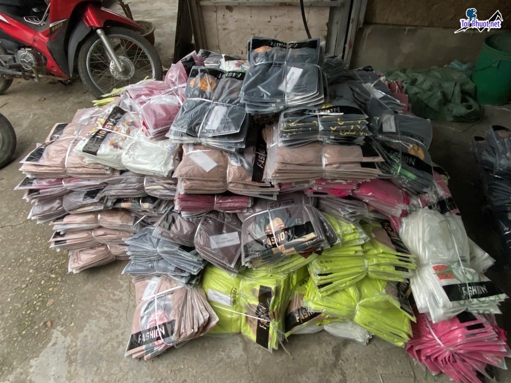 Xưởng sỉ áo, vải thun thái lan nam nữ Hà Tĩnh xách tay chính hãng (2)
