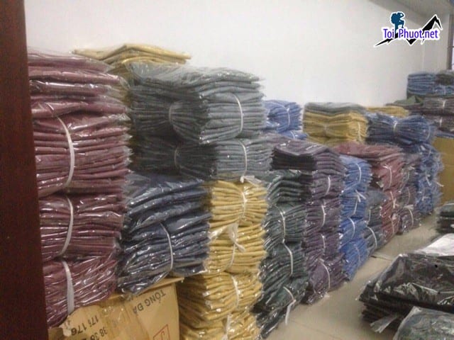 Xưởng sỉ áo, vải thun thái lan nam nữ Việt Trì Phú Thọ xách tay chính hãng (3)